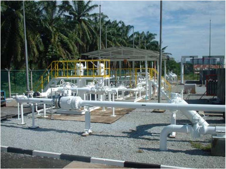 City-gate metering station